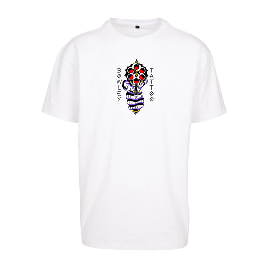Reaper Colour White Tee | White | Dunker 240gsm Oversized T-Shirt