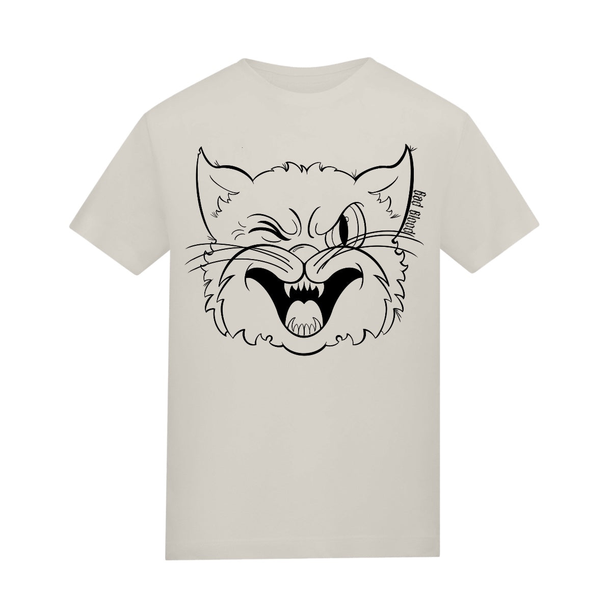 Black cat kids | Natural Stone | Rascal Kids Premium Midweight 180gsm Tee