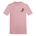 Floral Bird T-Shirt | Baby Pink | Duzzer 180gsm Regular Fit T-Shirt
