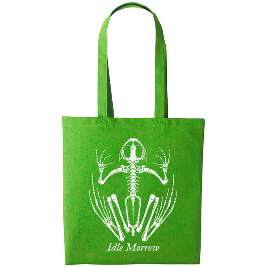 Frog Skeleton | Kiwi green | Shopper Tote Bag
