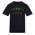 Snooze Crew Signature Croc | Black | Rizzer 150gsm Regular Fit T-Shirt