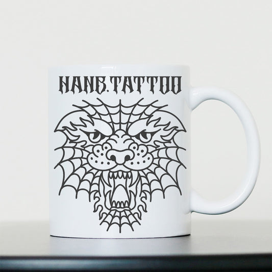 Tiger | White | 15oz Mighty Mug - Wrong Crowd Artist merch