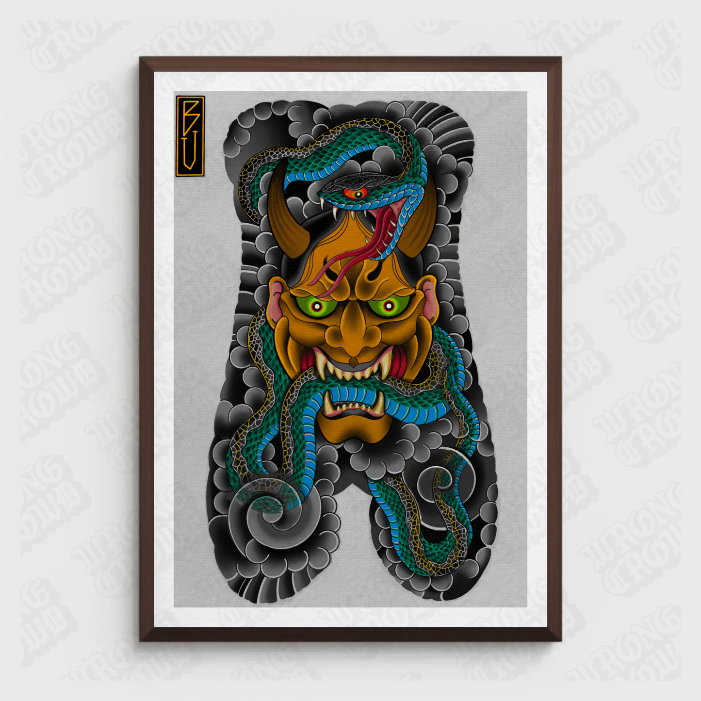 Hannya Snake | Art Print