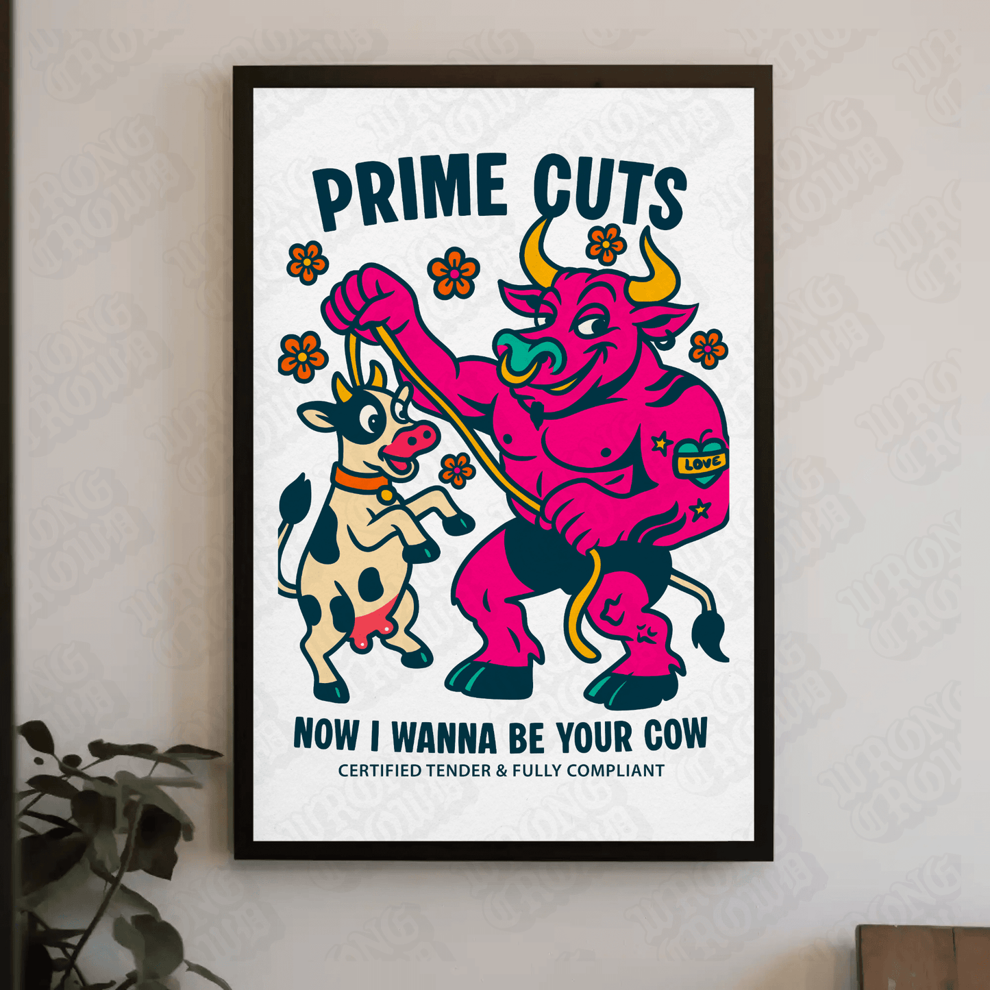 I Wanna Be Your Cow | Art Print