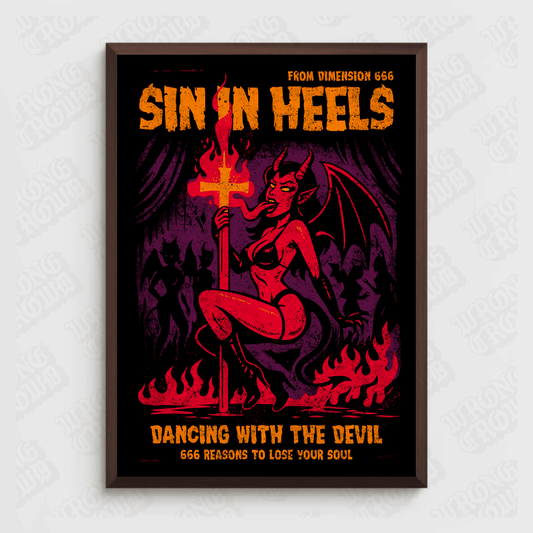 Sin in Heels | Art Print
