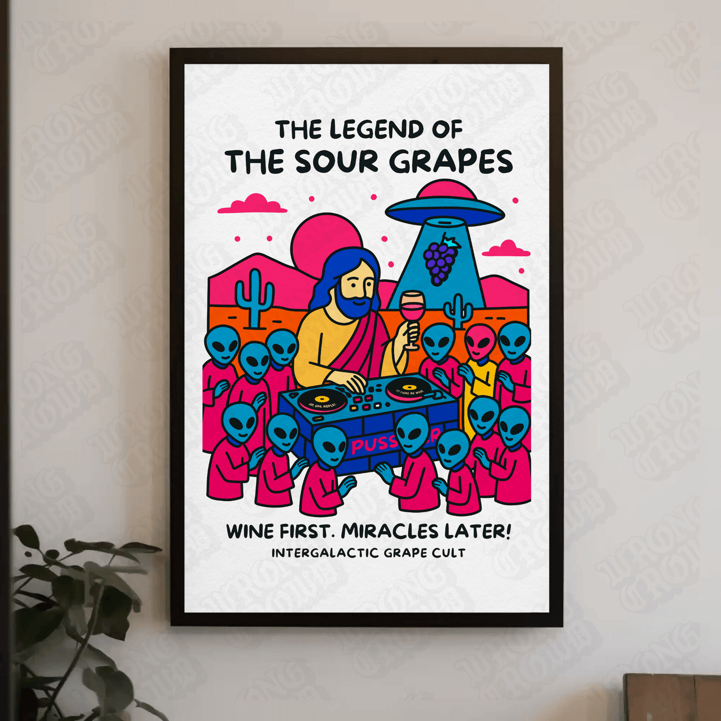 The Legend of Sour Grapes | Art Print