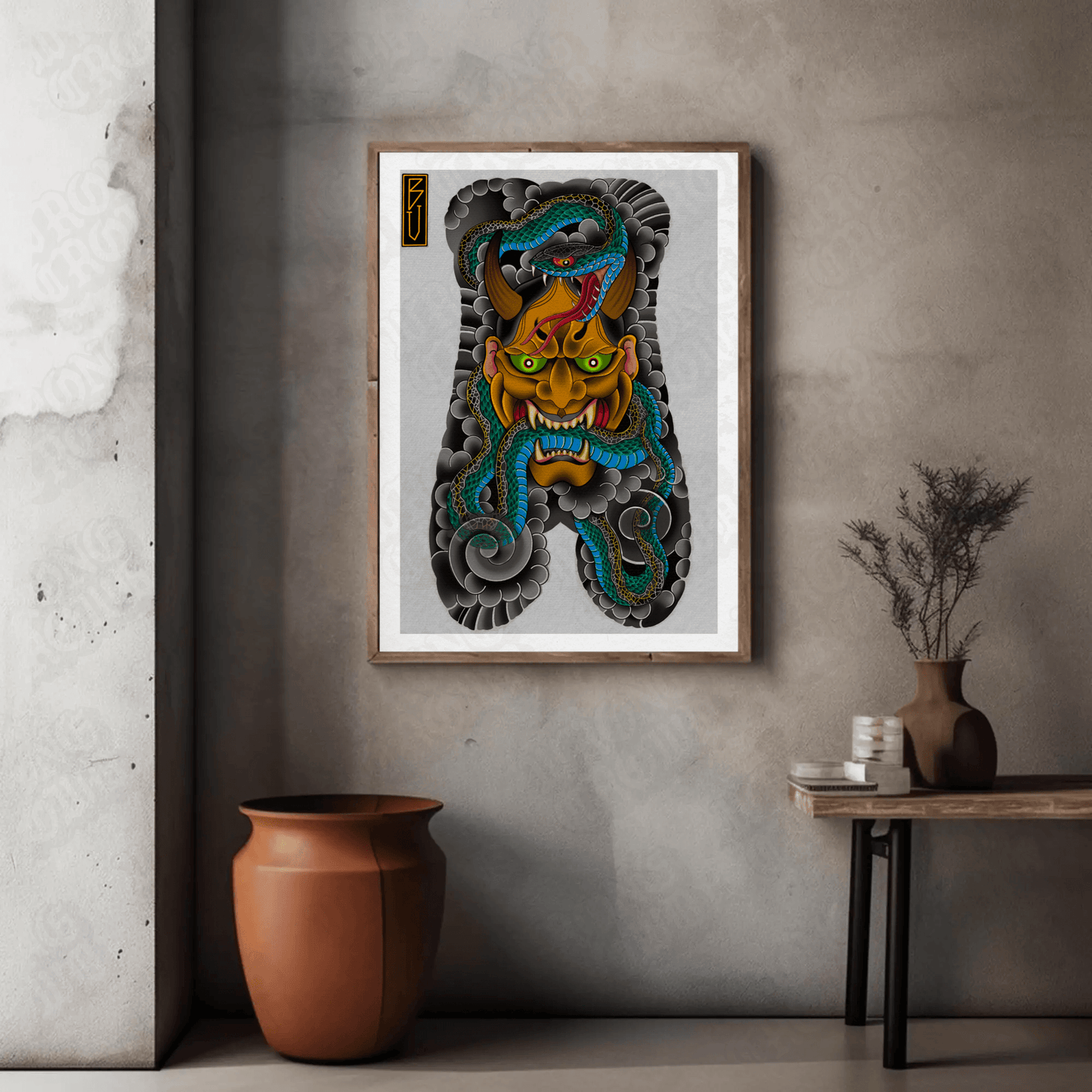 Hannya Snake | Art Print