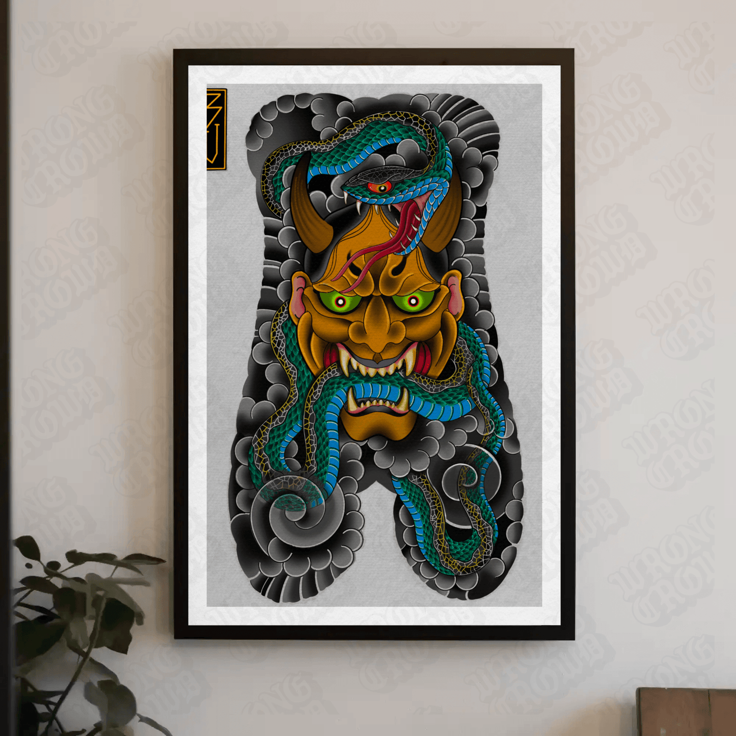 Hannya Snake | Art Print