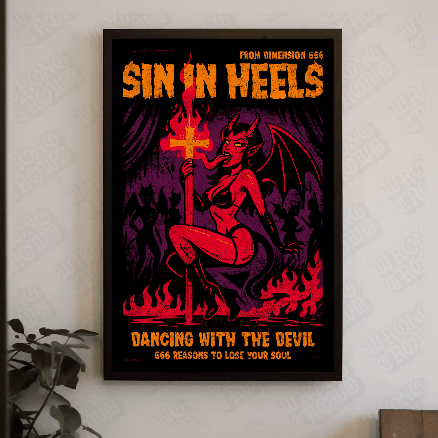 Sin in Heels | Art Print