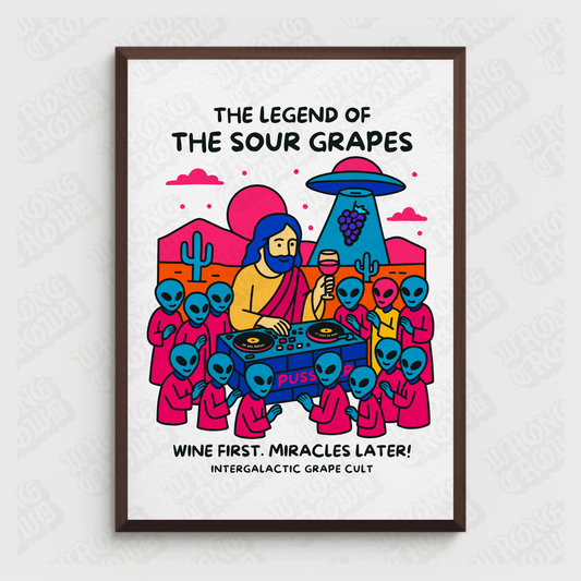 The Legend of Sour Grapes | Art Print