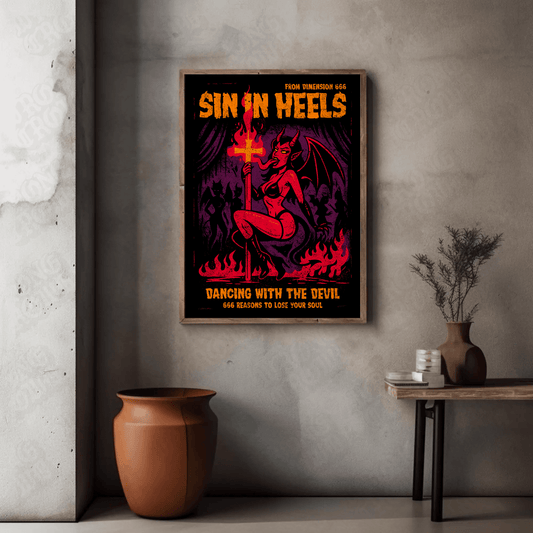 Sin in Heels | Art Print