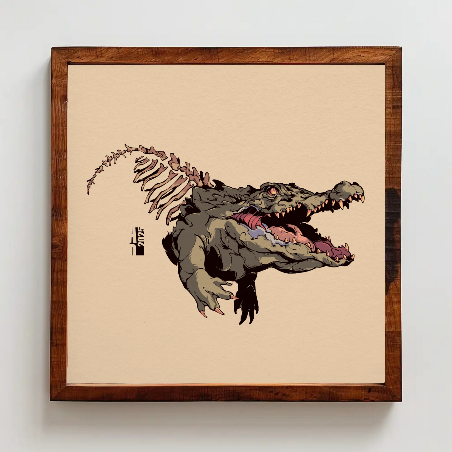 Croc | Art Print