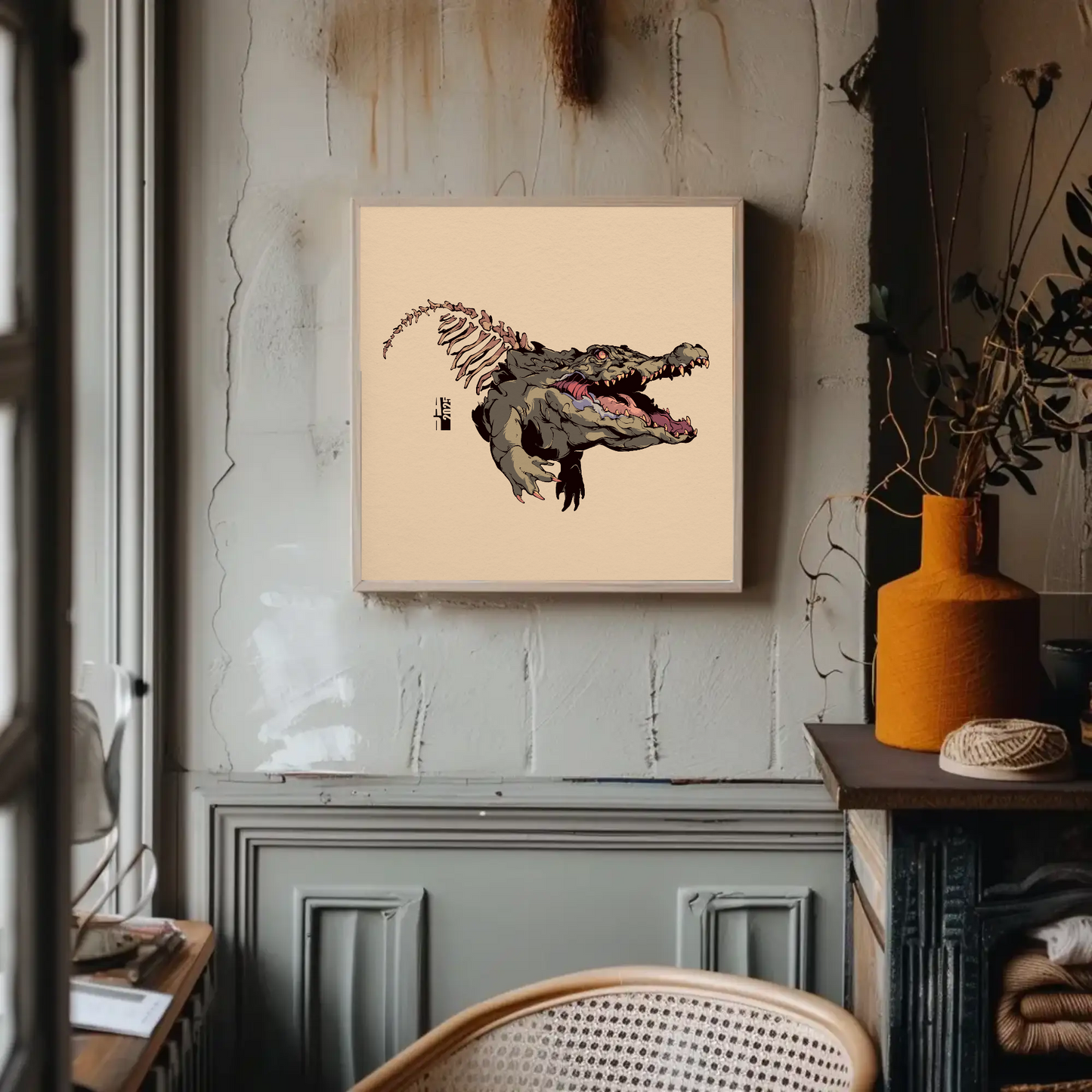 Croc | Art Print